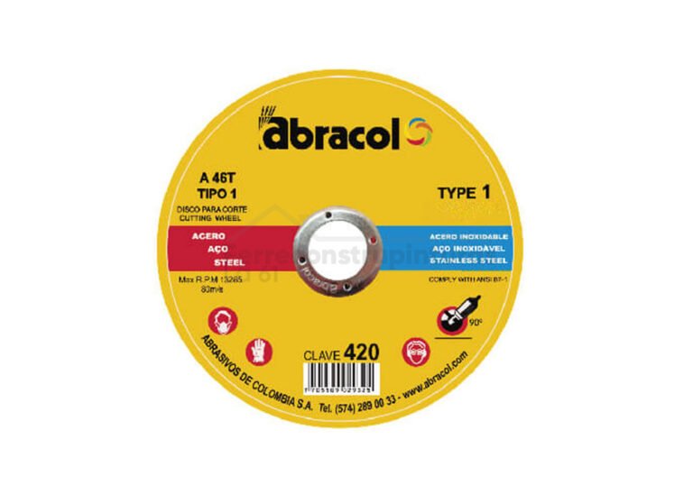 Disco Paraa Corte De Metal Abracol De 4 1:2