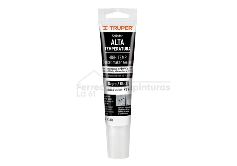Sellador de silicón negro